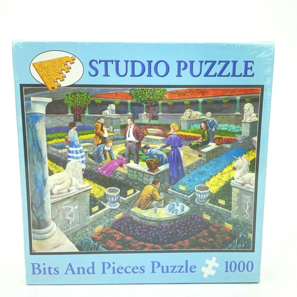 Murder At the Museum Bits & Pieces Studio 1000 piece Puzzle Whodunit NEW Sealed
